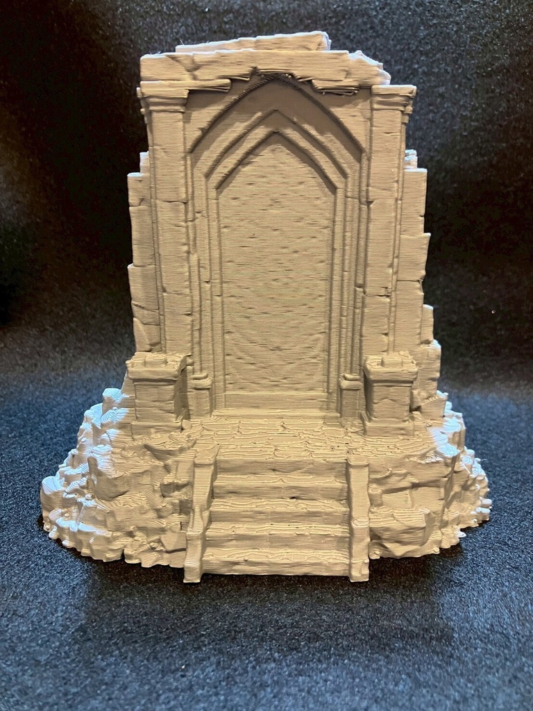 遺跡の扉 ジオラマベース 階段 フィギュア台座 ディスプレイ用
