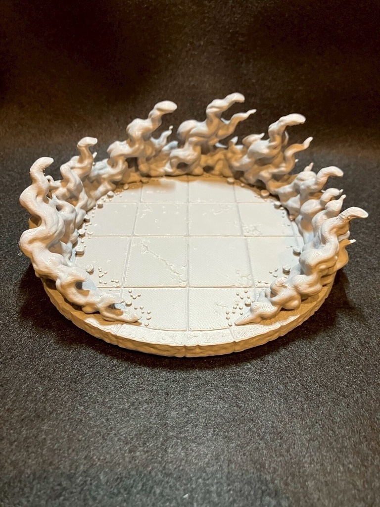 【NAGI傑作】　炎エフェクト　フィギュア用 エフェクト台座 ジオラマ
