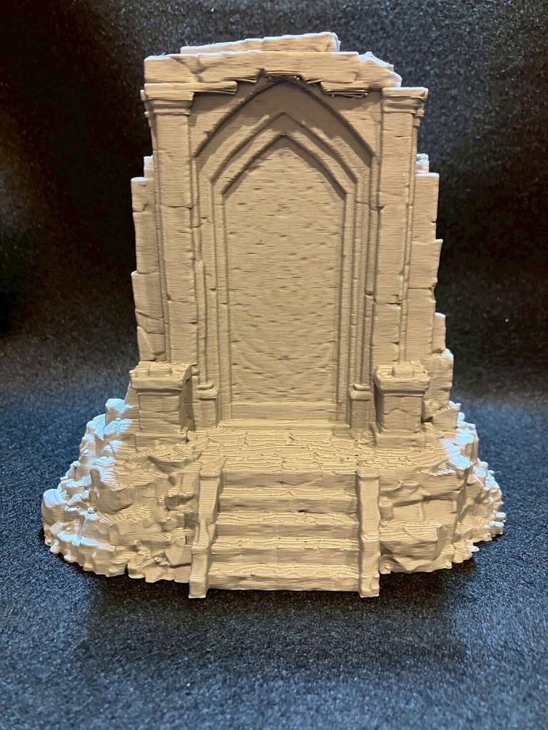 遺跡の扉 ジオラマベース 階段 フィギュア台座 ディスプレイ用