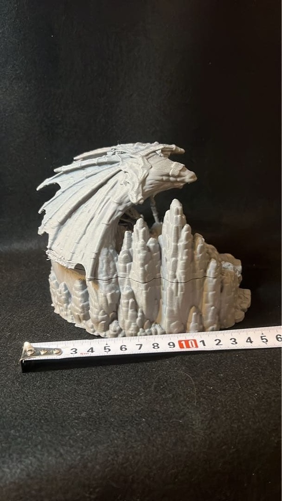 【新作❗️】天空龍が守護する遺跡 ジオラマベース フィギュア台座 模型 洞窟風
