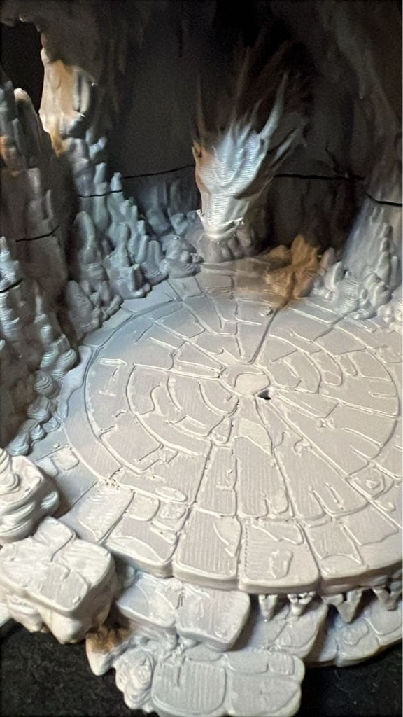 【新作❗️】天空龍が守護する遺跡 ジオラマベース フィギュア台座 模型 洞窟風