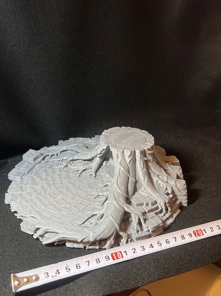 【BIGサイズ】世界樹の切り株 ジオラマベース フィギュア台座 模型 ディスプレイ