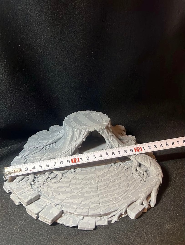【BIGサイズ】世界樹の切り株 ジオラマベース フィギュア台座 模型 ディスプレイ