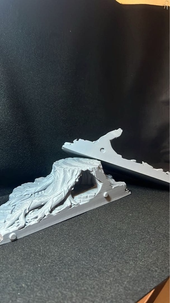 【BIGサイズ】世界樹の切り株 ジオラマベース フィギュア台座 模型 ディスプレイ