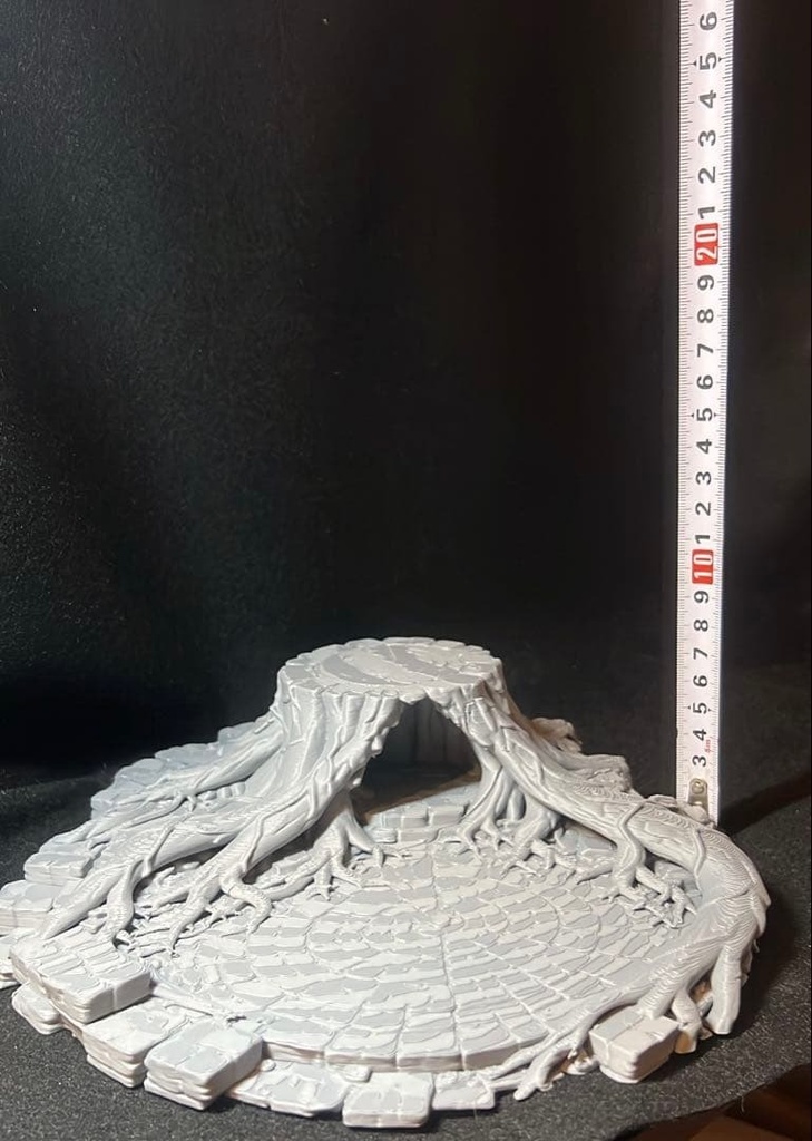 【BIGサイズ】世界樹の切り株 ジオラマベース フィギュア台座 模型 ディスプレイ