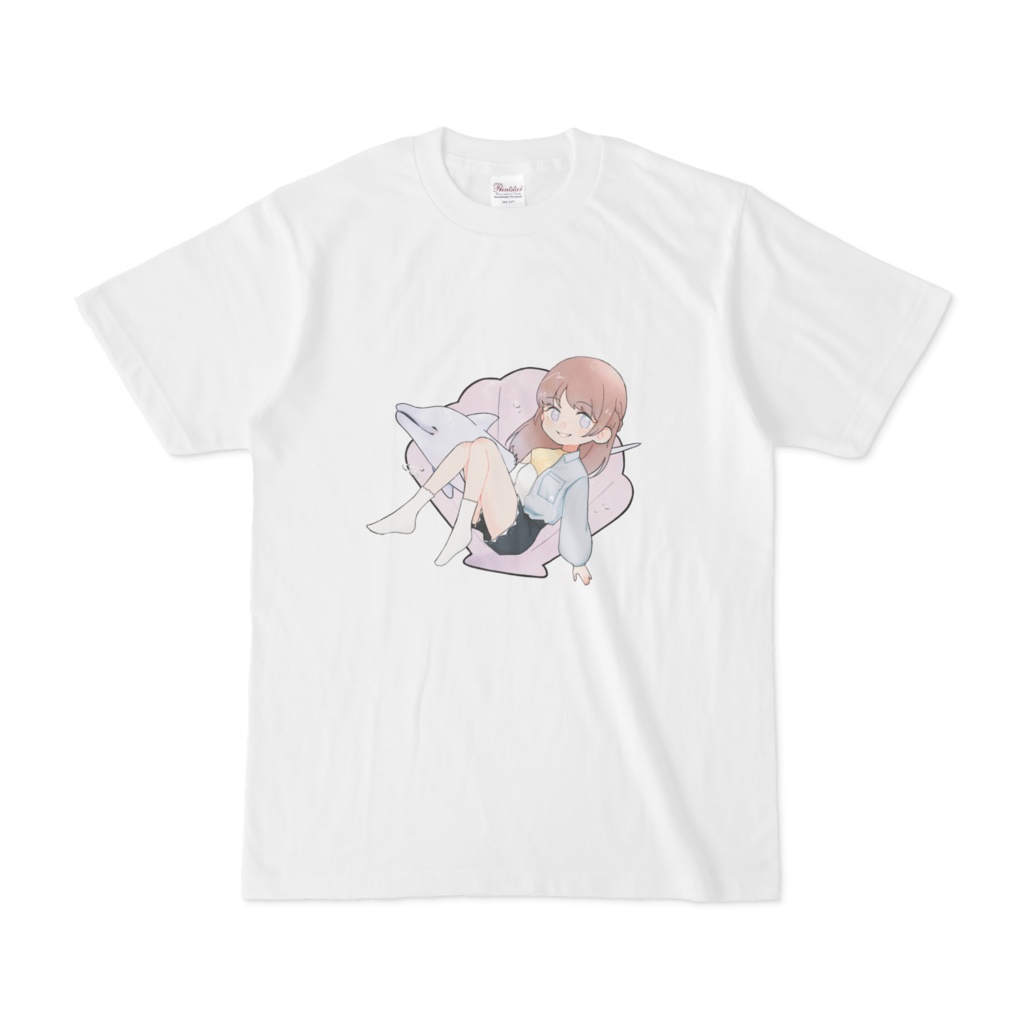 MariといるかのTシャツ
