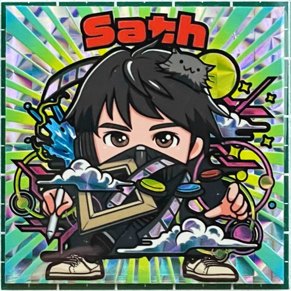 Sath 名刺シール