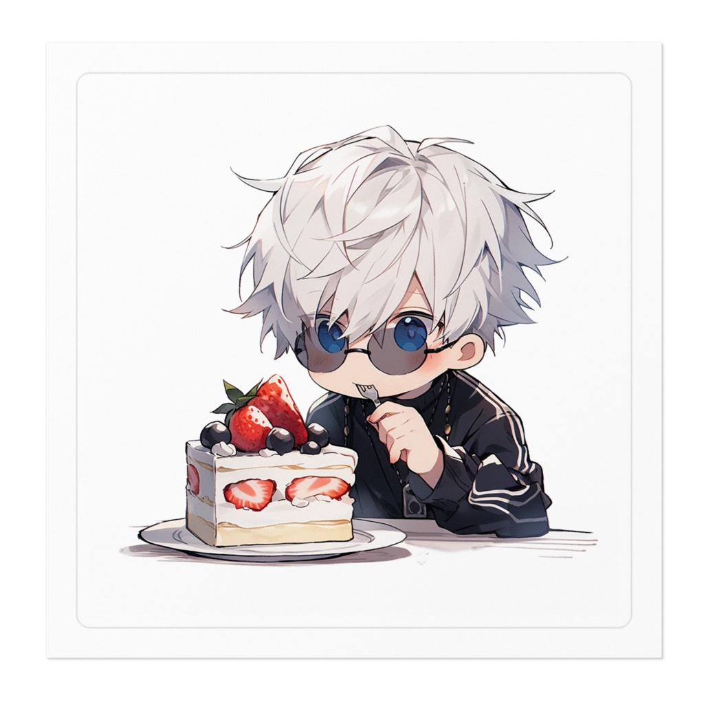 ステッカー(ケーキ)