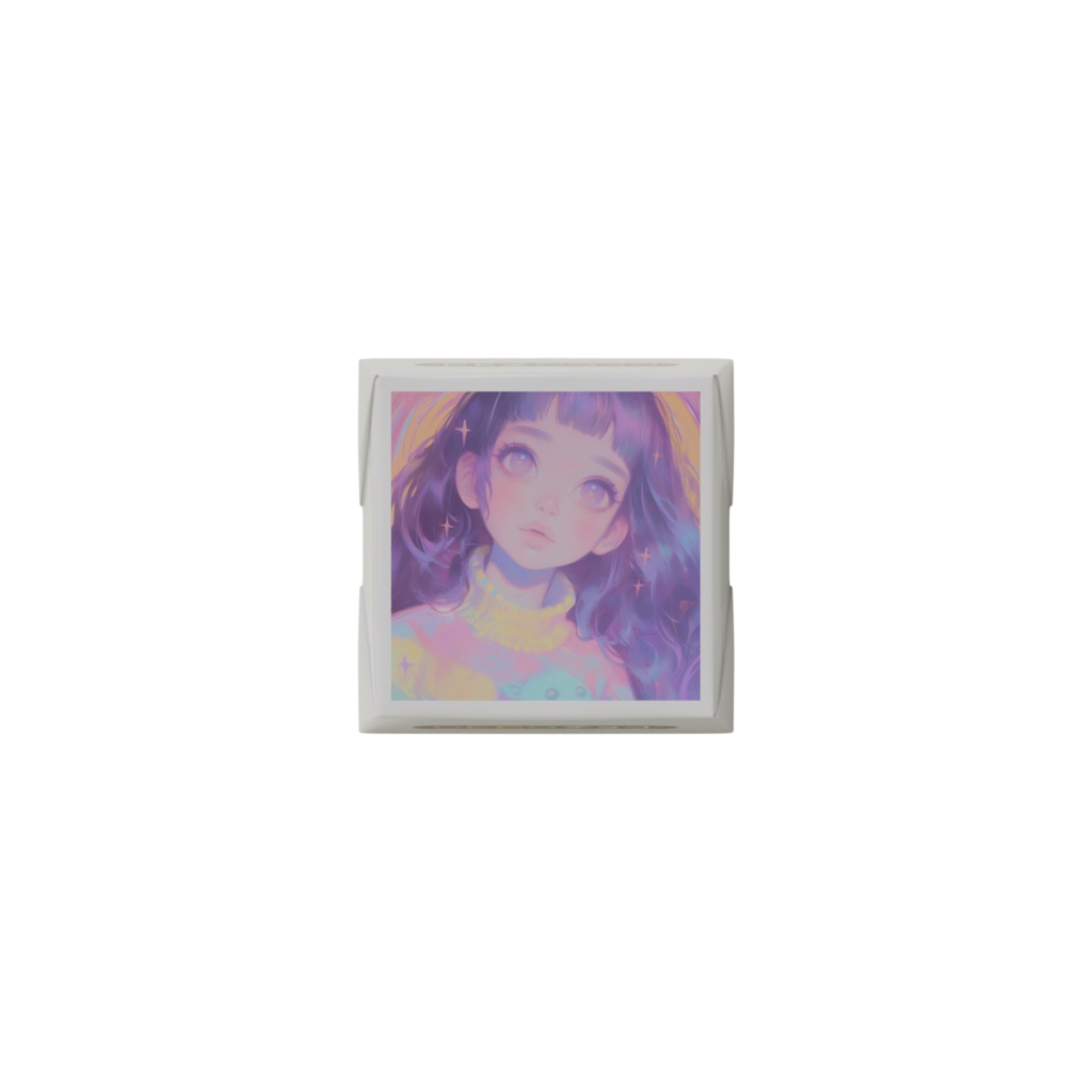 パステルカラーの少女チョコレートA