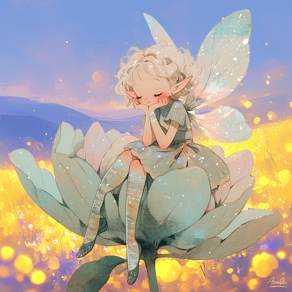 花の妖精iphoneケース