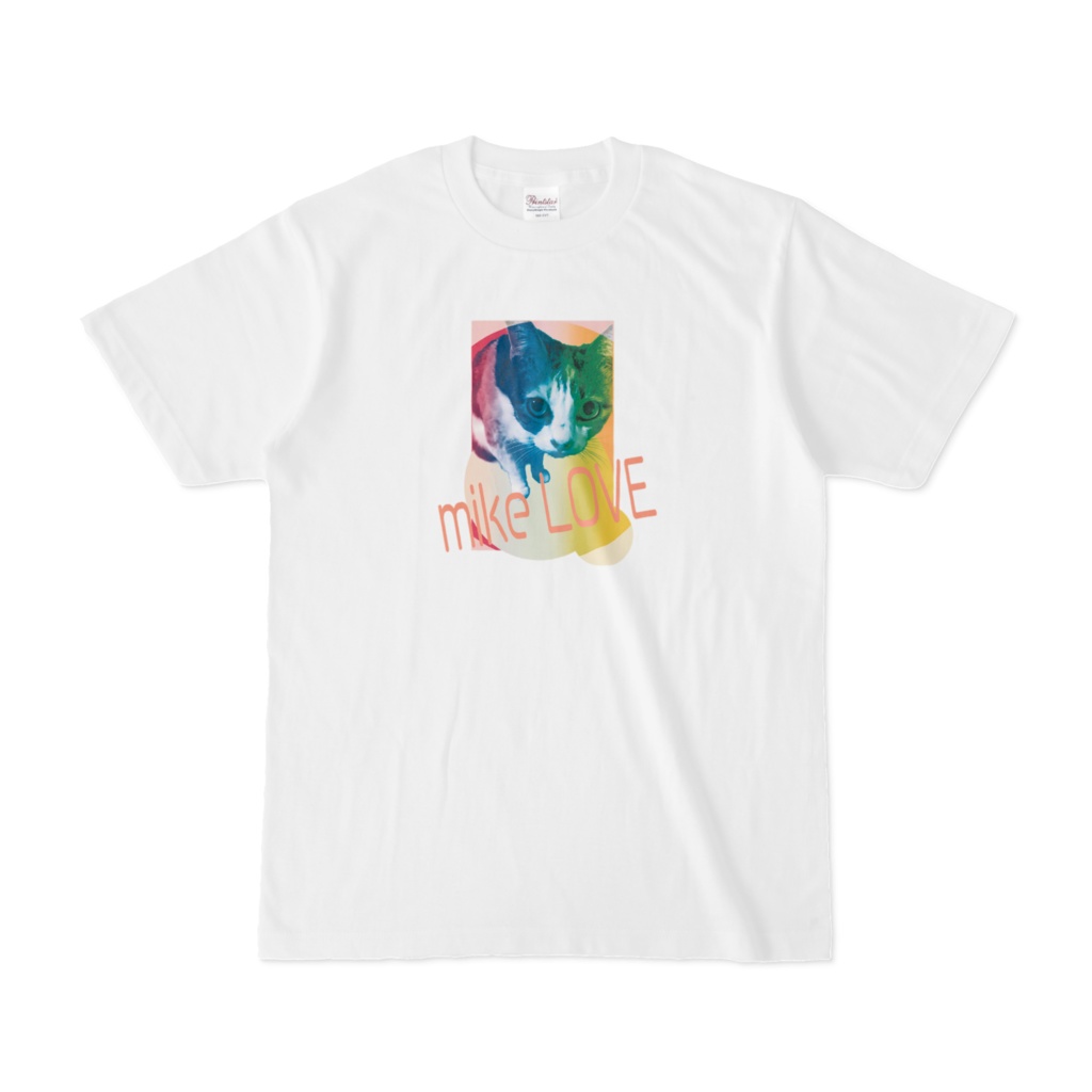うちのミケさんのデザインTシャツ