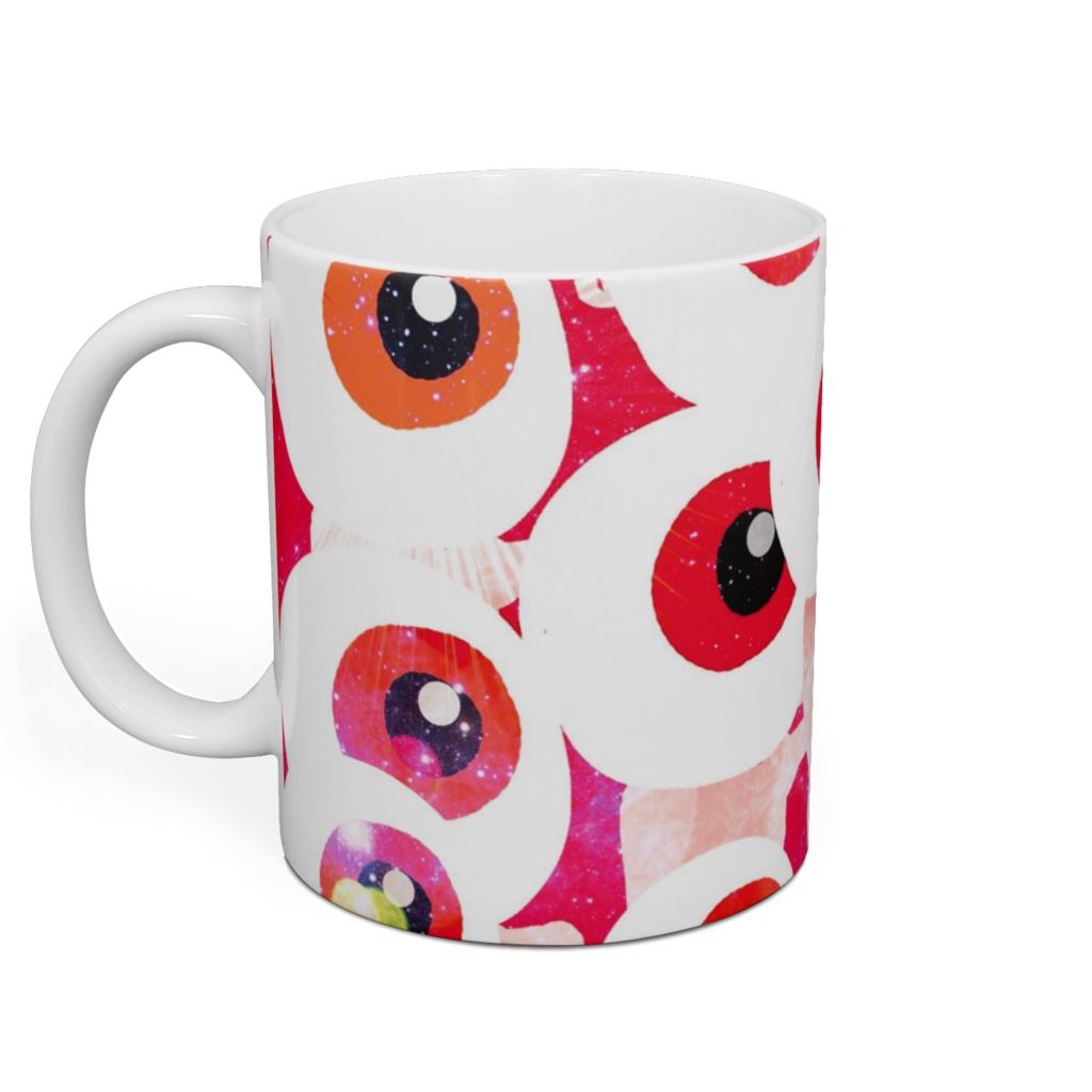 めだまのマグカップ