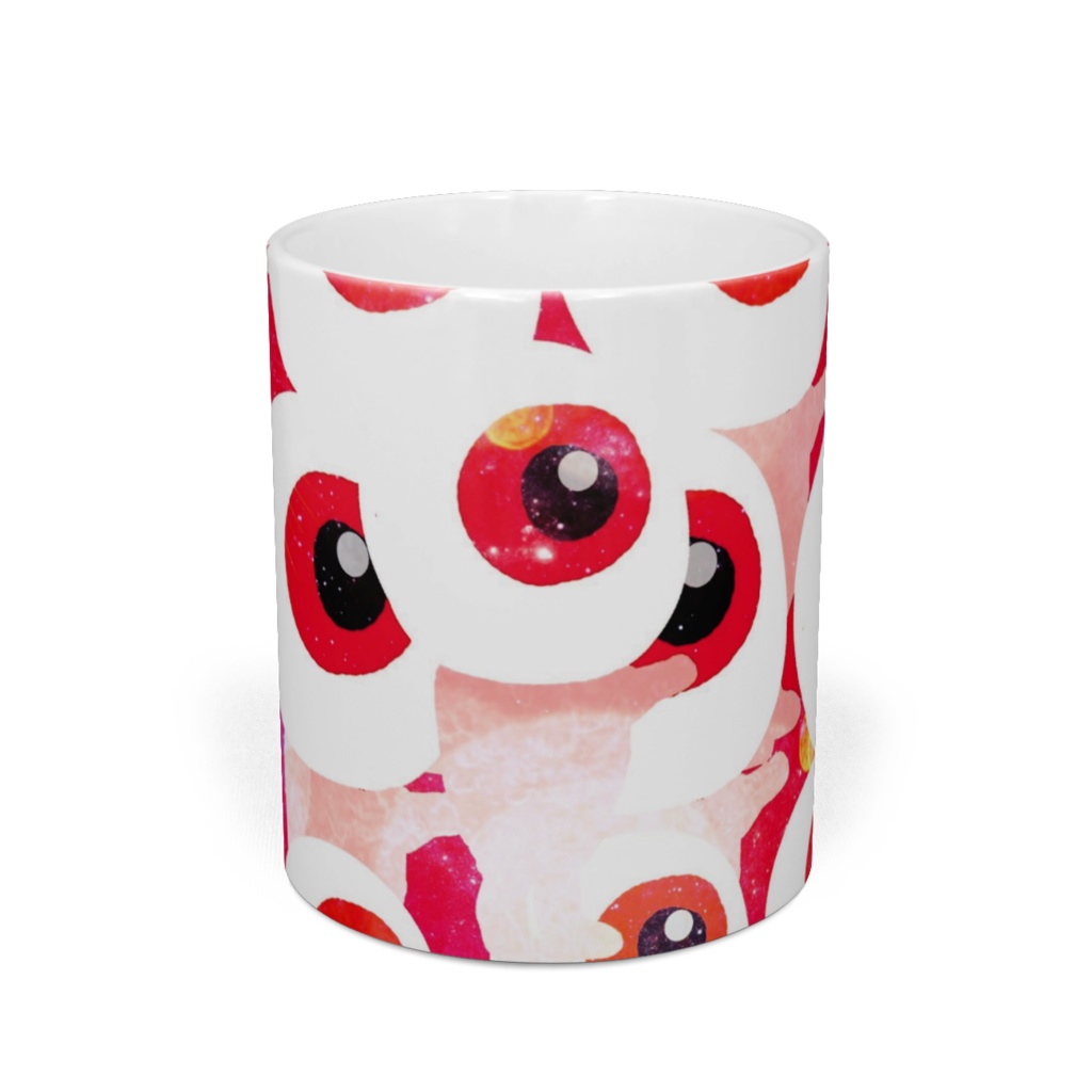 めだまのマグカップ