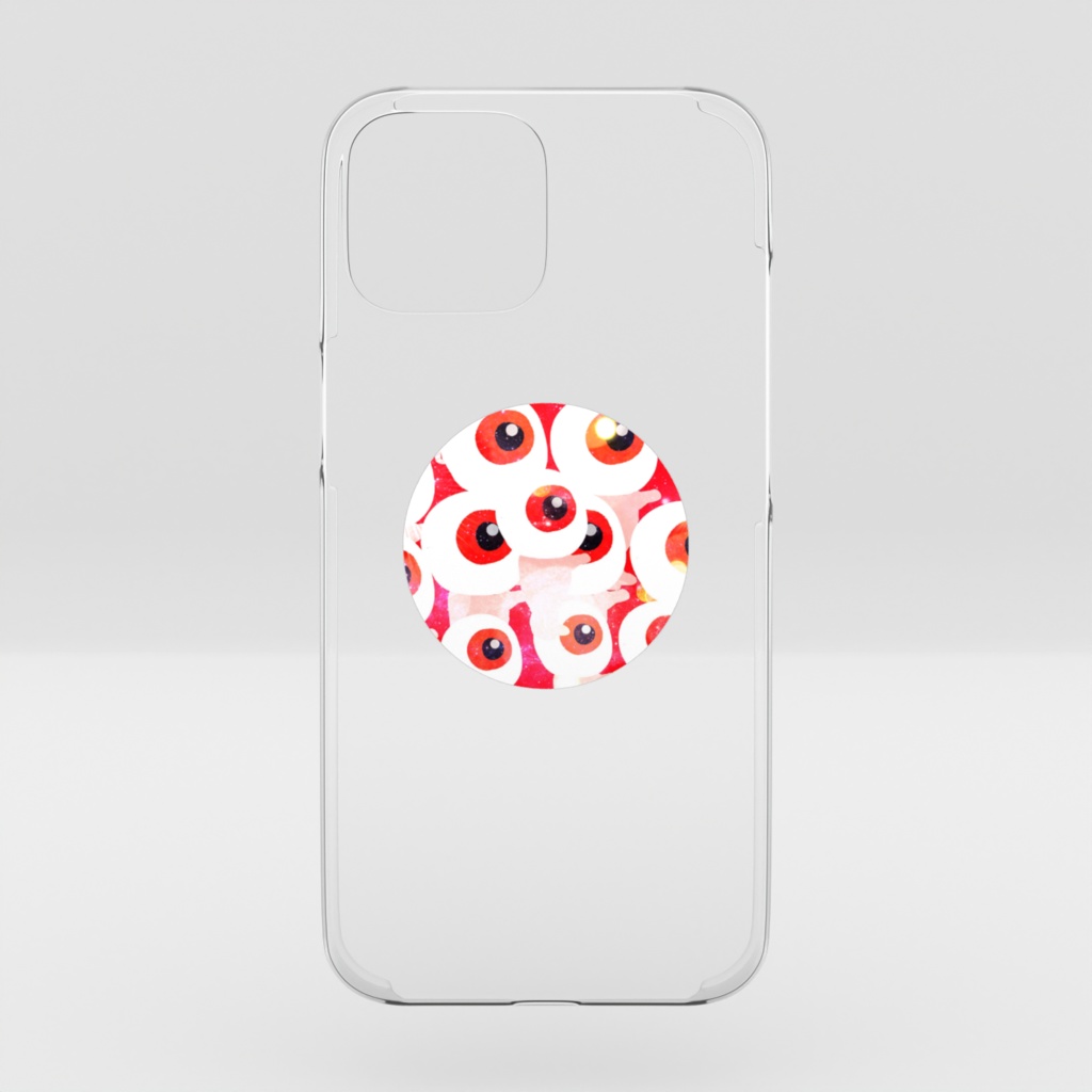 めだまのクリアiPhoneケース - iPhone 16〜iPhone 6 Plus / 7 Plus / 8 Plus