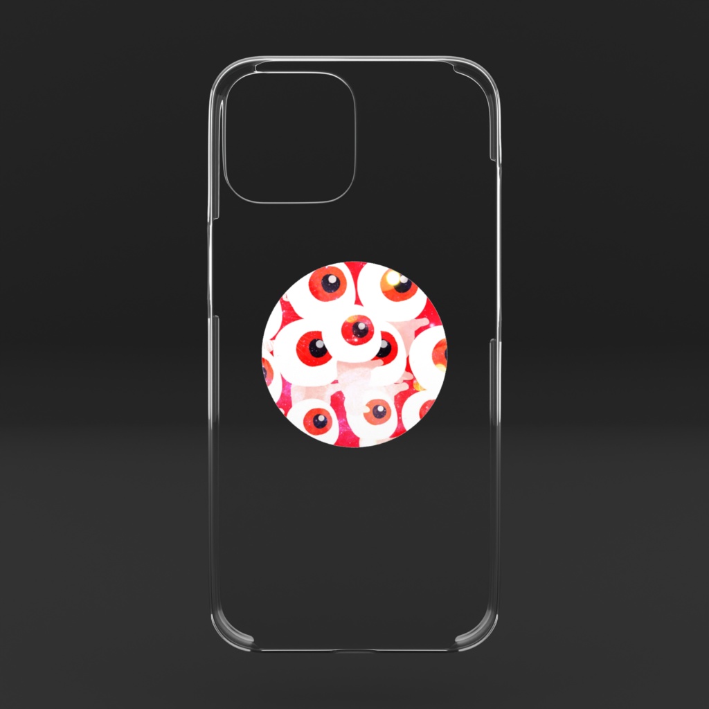 めだまのクリアiPhoneケース - iPhone 16〜iPhone 6 Plus / 7 Plus / 8 Plus