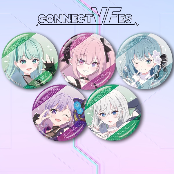 CONNECTVFes2025_ランダム缶バッジ