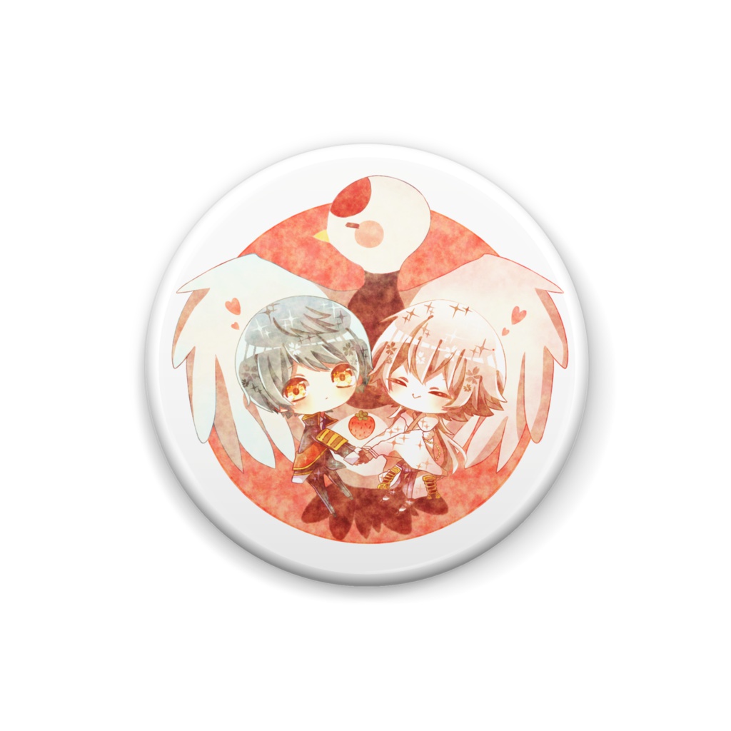 【刀剣乱舞】鶴丸国永×一期一振【缶バッチ】