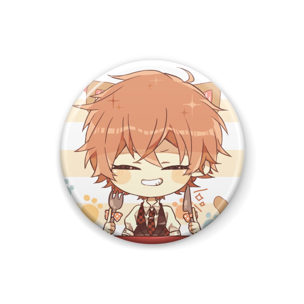 【RE:BERSERK】十文字蛮【猫耳缶バッチ】