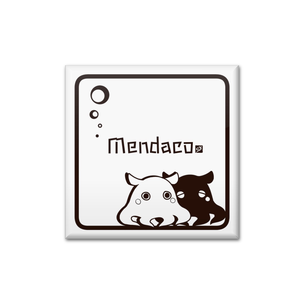 Mendaco缶バッジ