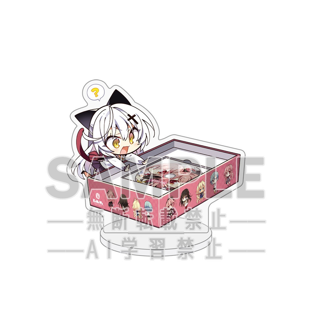 こもわた遙華 描き下ろし 天真爛漫なミニキャラ大集合アクリルプレートセット【4550687073324】