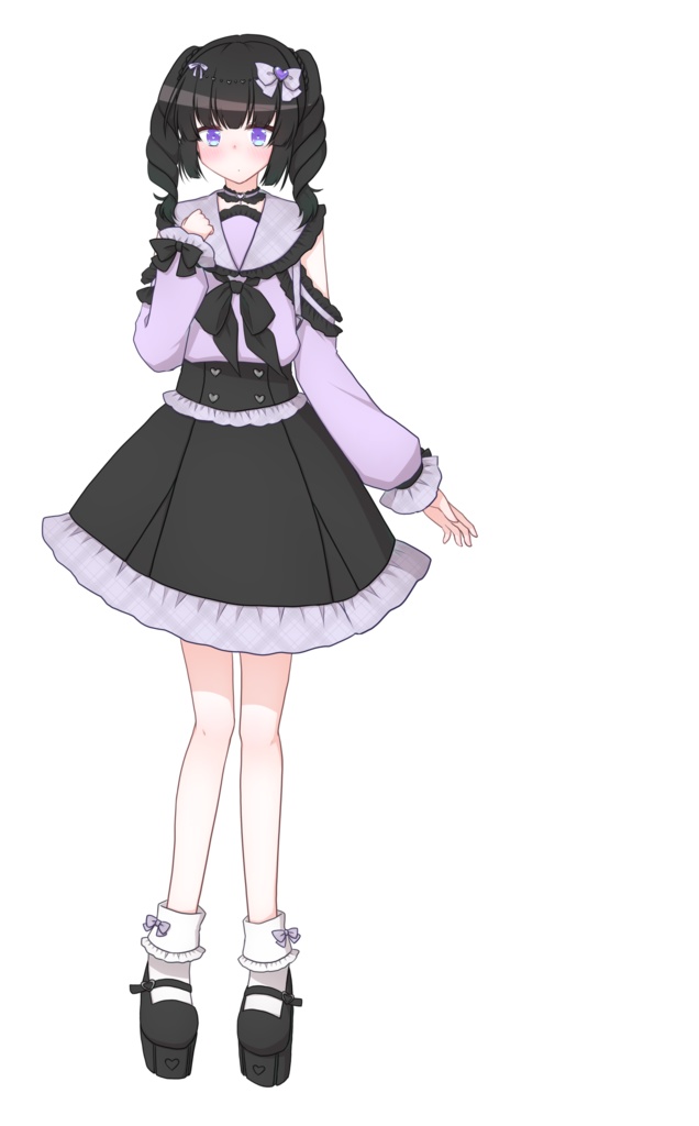 【無料版あり】地雷ちゃん【立ち絵素材】