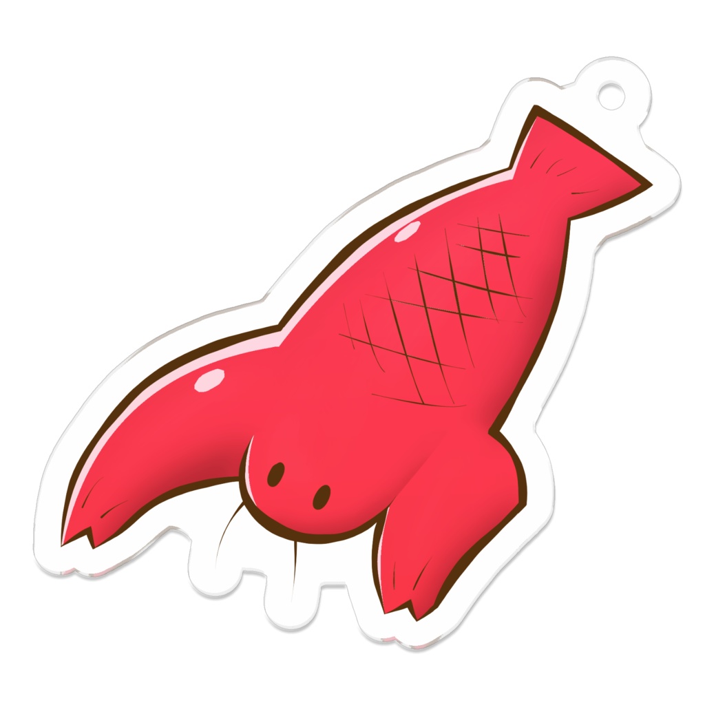 ザレシュリンプキーホルダー(POM-07)