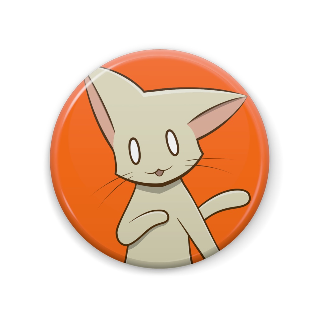 琥珀くん缶バッジ【怪盗Meowブラザーズ琥珀くんパスワード付き】（KOH-08）