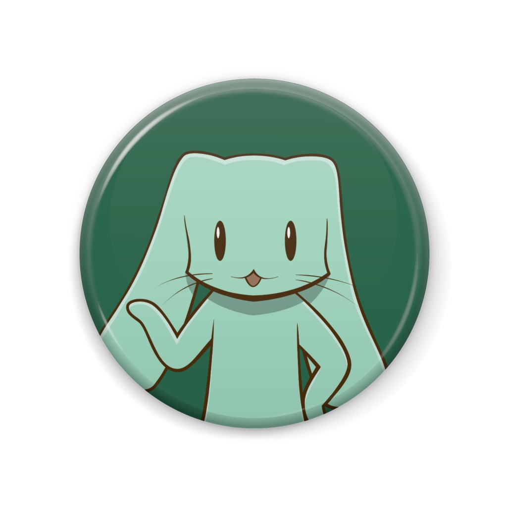 翡翠くん缶バッジ【怪盗Meowブラザーズ翡翠くんパスワード付き】（KOH-09）