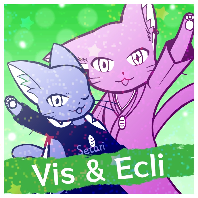 Setariaキャラクターホログラムシール