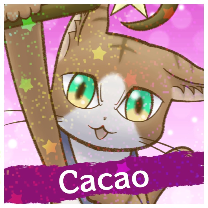 Setariaキャラクターホログラムシール