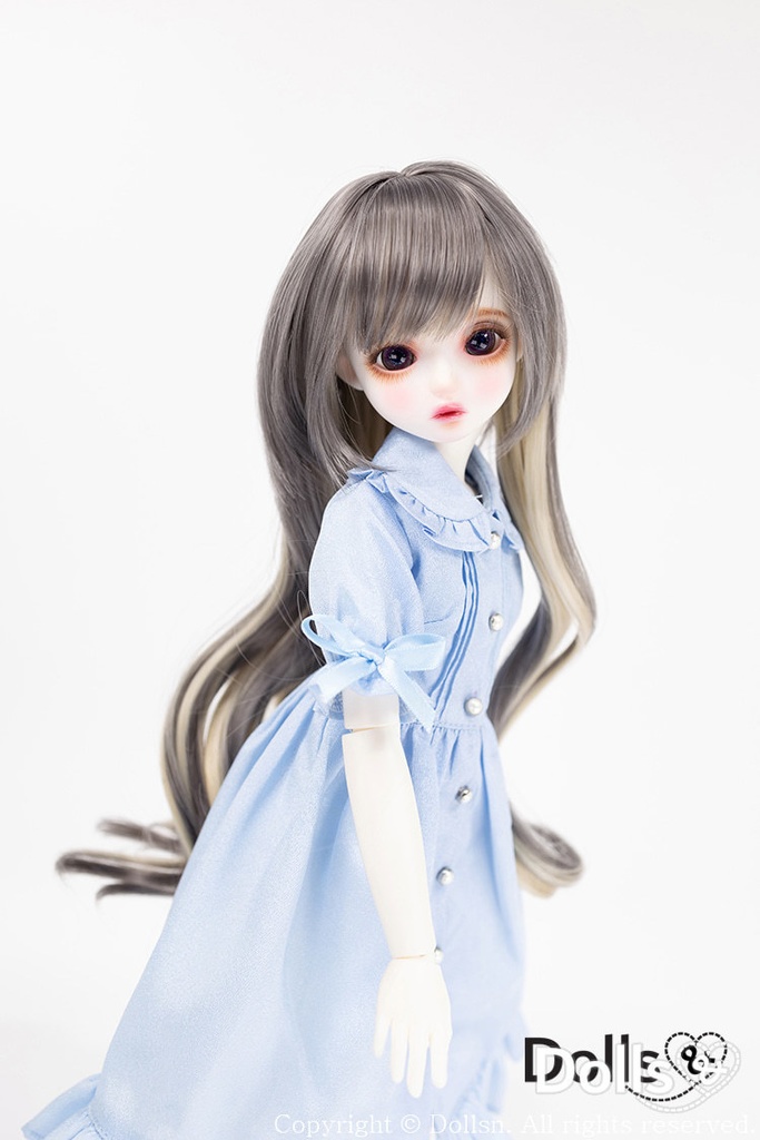 MSD SDMサイズ耐熱ウイッグ 7~8インチ WMM-027 (アッシュベージュ)