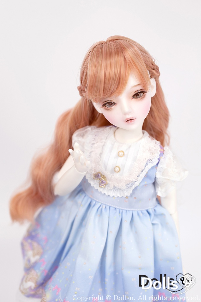 MSD SDMサイズ耐熱ウイッグ 7~8インチ WMM-025 (アプリコット)