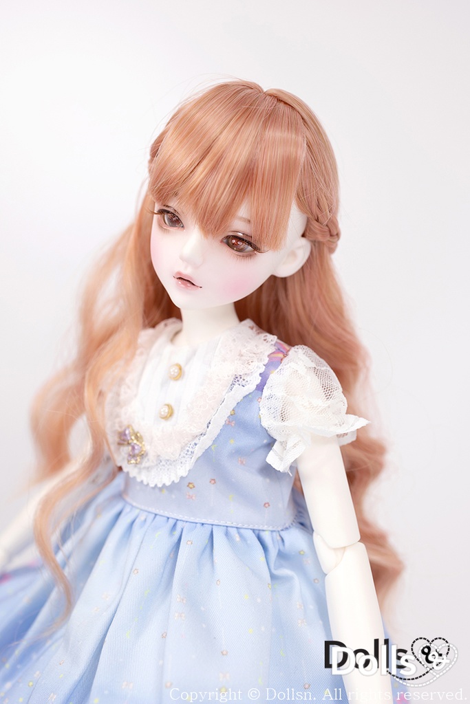 MSD SDMサイズ耐熱ウイッグ 7~8インチ WMM-025 (アプリコット)