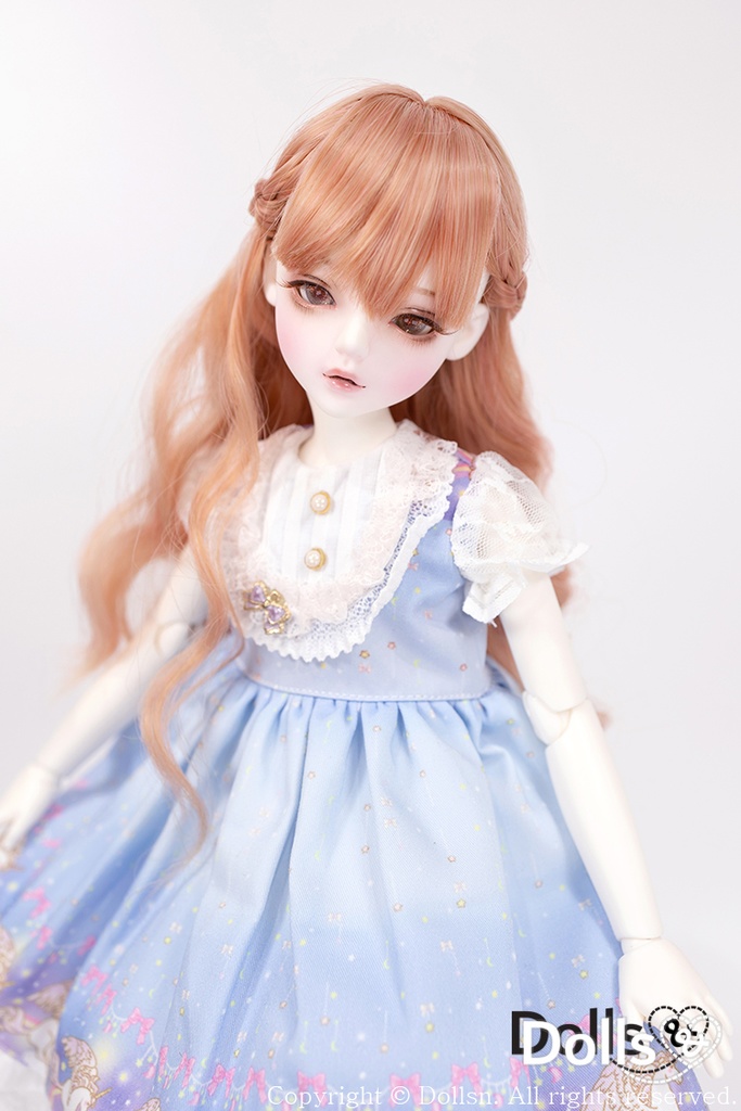 MSD SDMサイズ耐熱ウイッグ 7~8インチ WMM-025 (アプリコット)