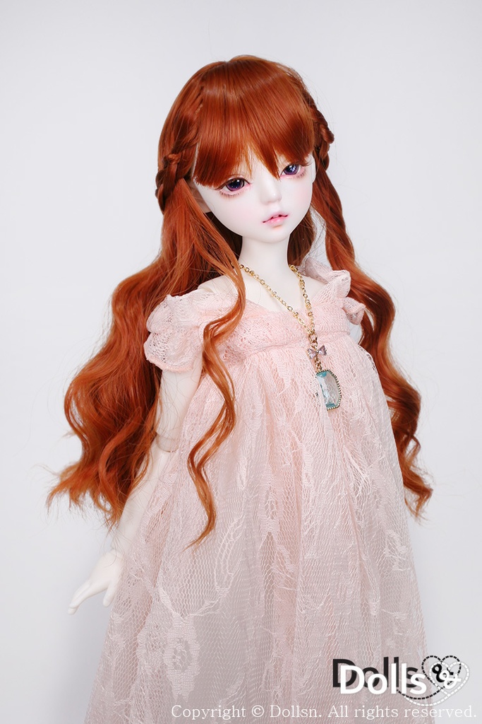 MSD SDMサイズ耐熱ウイッグ 7~8インチ WMM-025 (ビンテージジンジャー)