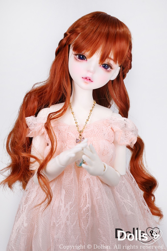 MSD SDMサイズ耐熱ウイッグ 7~8インチ WMM-025 (ビンテージジンジャー)