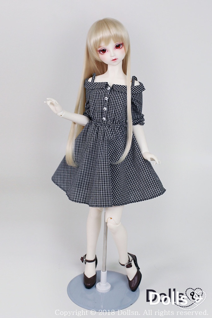 SD DDサイズ耐熱ウイッグ 8~9インチ ロングストレート WM-002 (シャインブロンド)