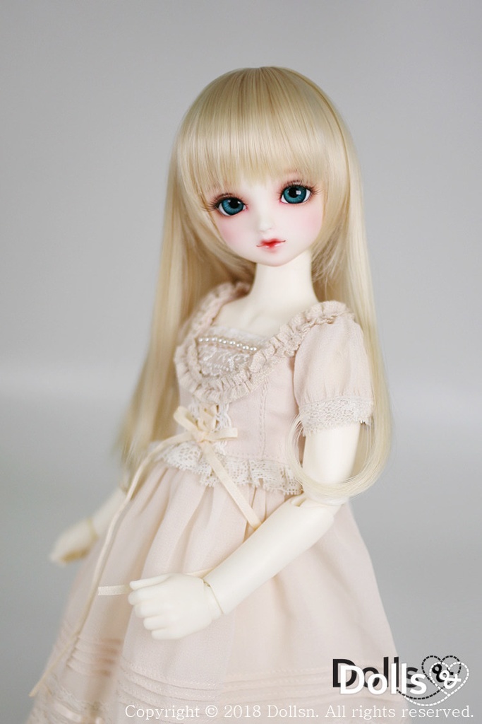 MSD SDMサイズ耐熱ウイッグ 7~8インチ ストレート WMM-002 (シャインブロンド)