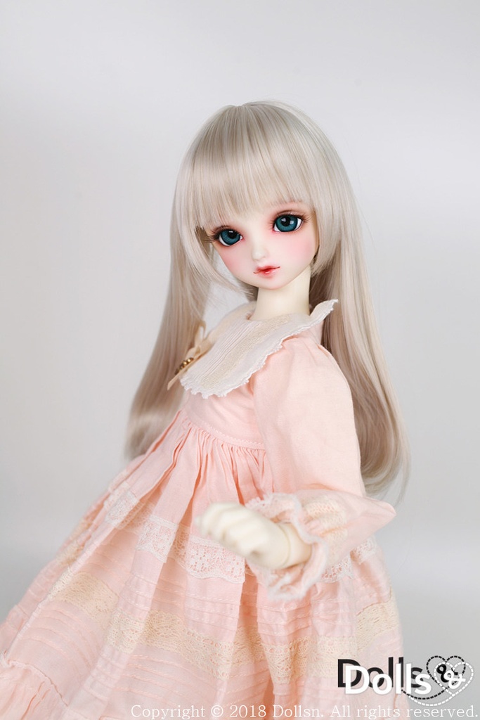 MSD SDMサイズ耐熱ウイッグ 7~8インチ ストレート WMM-002 (カプチーノ)