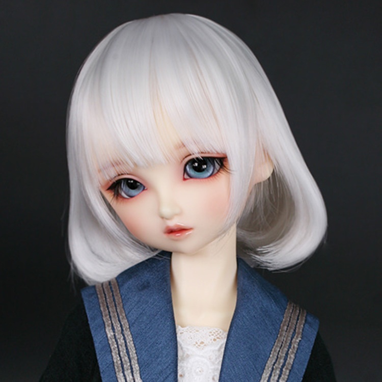 質店MSD SDM サイズ相当 アウトフィットセット ウィッグ 7-8inch ディーラー様製モヘアウィッグ8inch 服、靴