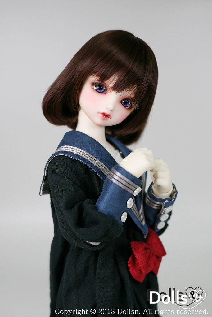 MSD SDMサイズ耐熱ウイッグ 7~8インチ WMM-007 (チョコレート)