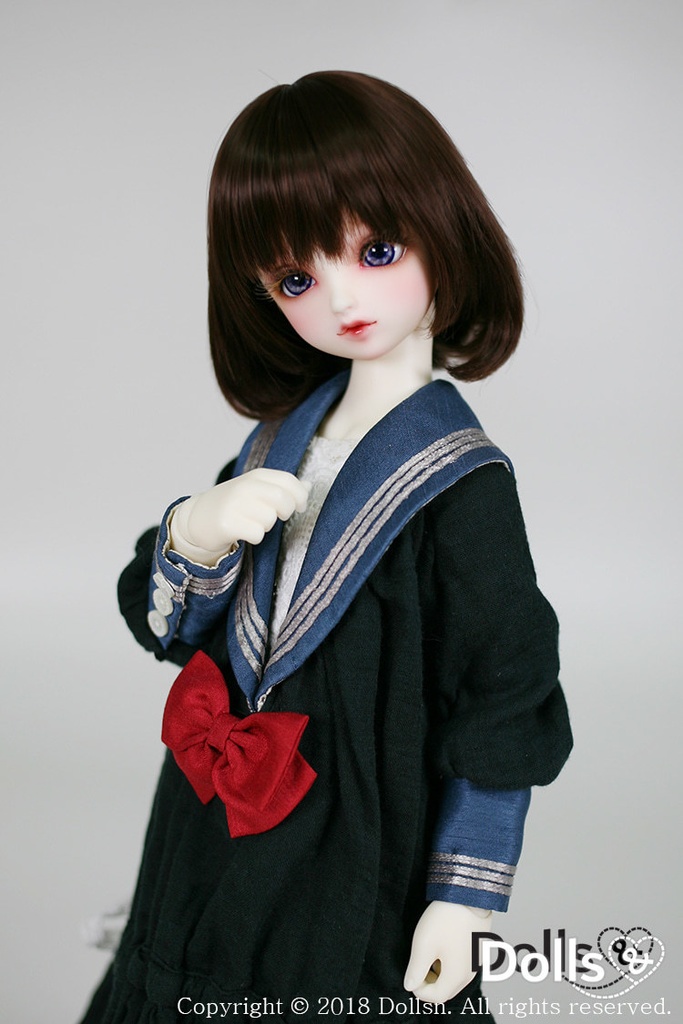 MSD SDMサイズ耐熱ウイッグ 7~8インチ WMM-007 (チョコレート)