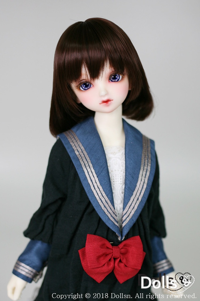 MSD SDMサイズ耐熱ウイッグ 7~8インチ WMM-007 (チョコレート)