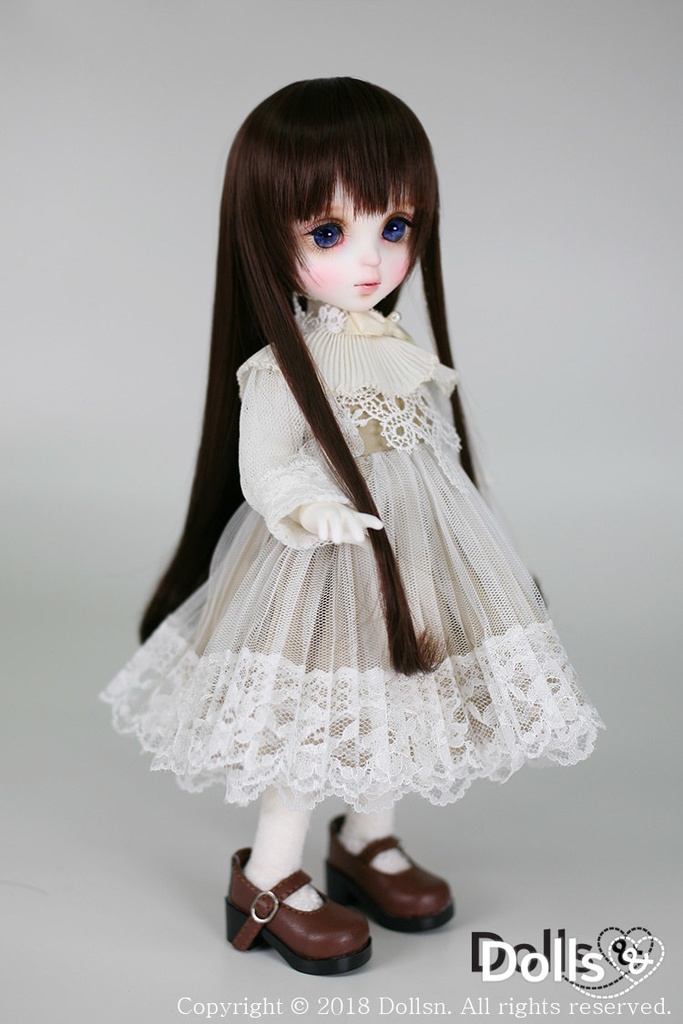YOsd 幼SD サイズ耐熱ウイッグ 6~7インチ WS-002 (チョコレート)