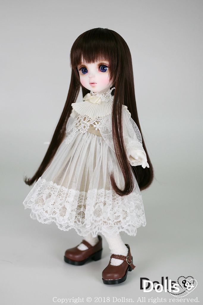 YOsd 幼SD サイズ耐熱ウイッグ 6~7インチ WS-002 (チョコレート)