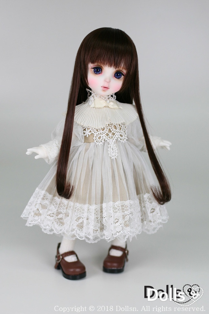 YOsd 幼SD サイズ耐熱ウイッグ 6~7インチ WS-002 (チョコレート)