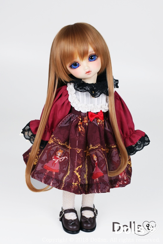 YOsd 幼SD サイズ耐熱ウイッグ 6~7インチ WS-002 (シュガーキャラメル)