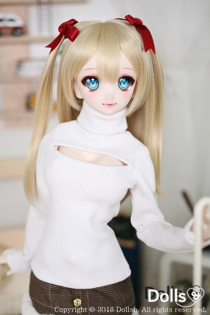 SD DDサイズ耐熱ウイッグ 8~9インチ WM-001 ( シャインブロンド)