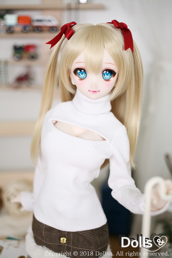 SD DDサイズ耐熱ウイッグ 8~9インチ WM-001 ( シャインブロンド)