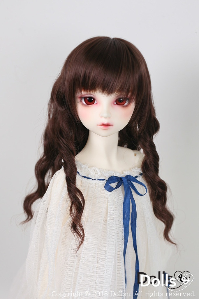 SD DDサイズ耐熱ウイッグ 8~9インチ WM-004 (チョコレート)